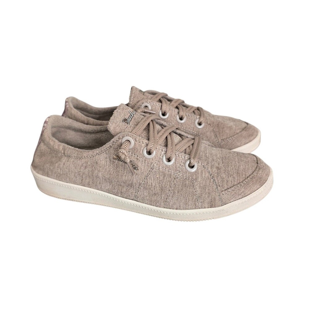 Skechers Madison Ave Sneakers Womens Size 7.5 Taupe Slip On Shoes - Picture 4 of 12